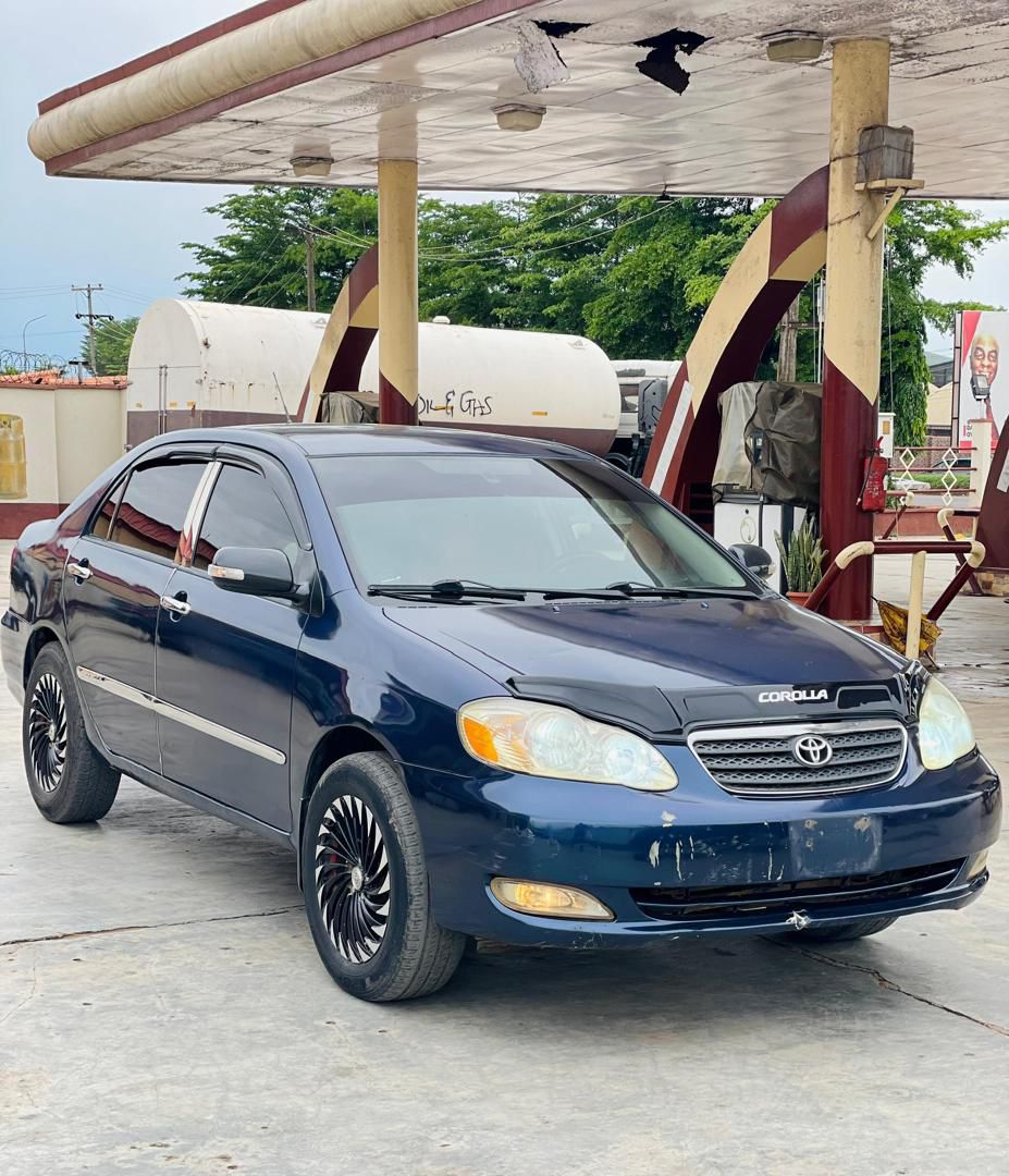 Registered 2005 Toyota Corolla is available through Chloe Automotive Lagos